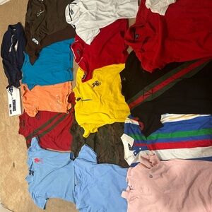 18 Polo/T-Shirt Collection Send all offers, Vintage and New items